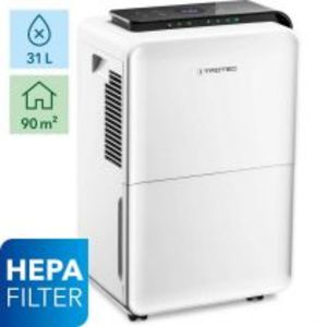 Resigilat - Dezumidificator si Purificator TROTEC TTK99 HEPA, 31 l/zi, 170 m3/h, Senzor umiditate, Filtru HEPA, Higrostat imagine