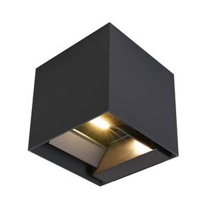 Aplică LED solară cu senzor LED/3W/3, 7V IP65 3000K negru imagine