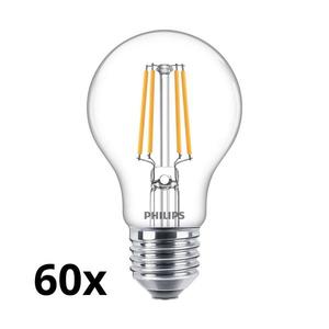 SET 60x bec LED VINTAGE Philips A60 E27/4, 3W/230V 2700K imagine