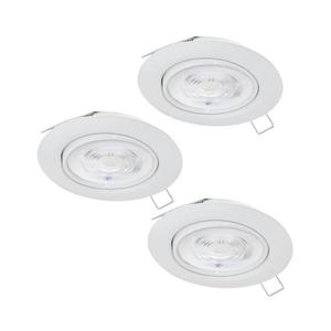 SET 3x corp de iluminat LED încastrat Eglo 901756 FAVAZZINA 1xGU10/4W/230V alb imagine