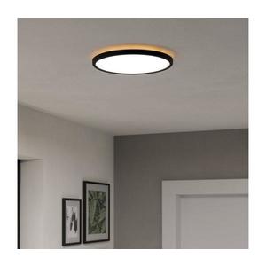 Plafonieră LED de exterior Eglo 901438 ROVITO 13, 9W/230V d. 30 cm IP44 negru imagine