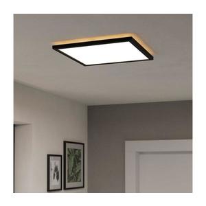 Plafonieră LED RGBW dimabilă de exterior Eglo 901467 ROVITO-Z 17, 6W/230V 39x39cm IP44 negru imagine