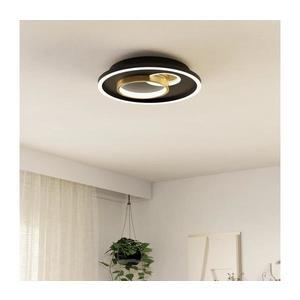 Plafonieră LED Eglo 901244 TIRIOLO 1xLED/14W/230V + 1xLED/8, 5W negru/auriu imagine