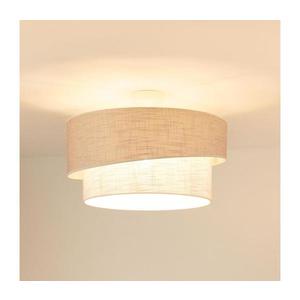 Lustră aplicată Brilagi DOVER SHINE 1xE27/15W/230V d. 50 cm gri/crem imagine