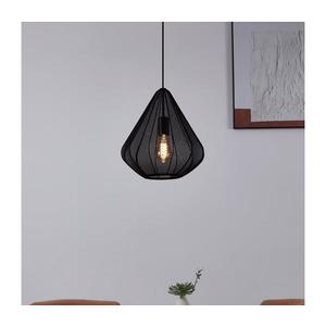 Lustră pe cablu Eglo 43994 1xE27/40W/230V d. 33, 5 cm negru imagine