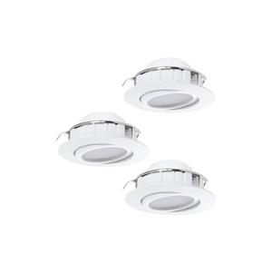 SET 3x corp de iluminat LED încastrat Eglo 78755 PINEDA 1xLED/6W/230V 3000K alb imagine