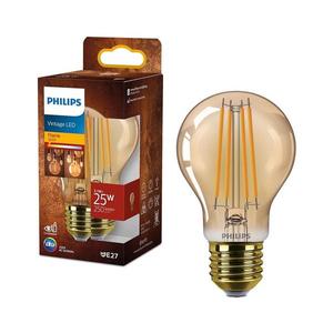 Bec LED VINTAGE Philips A60 E27/3, 1W/230V 1800K imagine