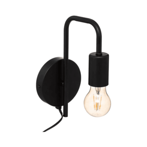 Lampă de perete Atmosphera KELI 1xE27/40W/230V negru imagine