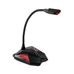 Microfon LED USB de joc 5V negru/roșu Yenkee imagine