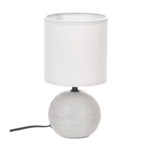 Lampă de masă Atmosphera TIMÉO 1xE14/60W/230V gri/alb imagine