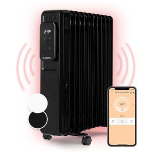 Klarstein Thermaxx Elevate Smart, radiator cu ulei, 2720 W, 7 - 35 ° C, 24 de ore cronometru, negru imagine