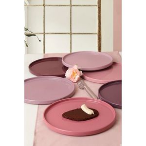 Set platouri servire, Keramika, 275KRM1873, Ceramica , Nu absoarbe apa, Multicolor imagine