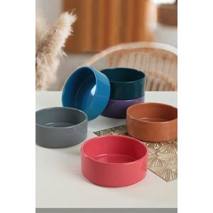 Set boluri ceramice, Keramika, 275KRM1832, Ceramica , 14 cm, 520 ml, 6 piese, Multicolor imagine