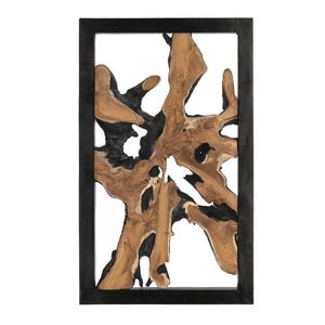 Decoratiune de perete Sherwood, Bizzotto, 100 x 60 cm, radacini din lemn de tec imagine