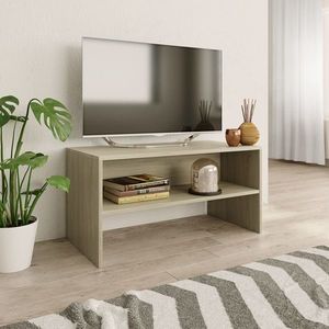 vidaXL Dulap TV, stejar sonoma, 80x40x40 cm, lemn prelucrat imagine