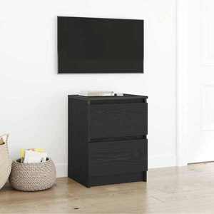 vidaXL Dulap TV negru 40x35x54 cm din lemn prelucrat imagine