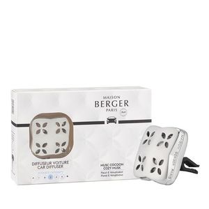 Set odorizant masina Maison Berger Cosy + rezerva ceramica Musc Cocoon imagine