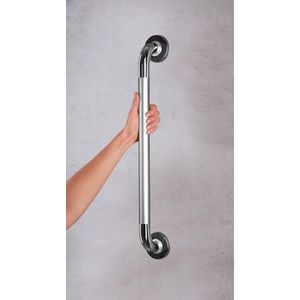 Maner sprijin pentru iesirea din cada, lungime 63.5cm, Ridder, otel inoxidabil, cromat, mat (suprafata antiderapanta), sustine maxim 110 kg, A0016011-0, Sam L imagine