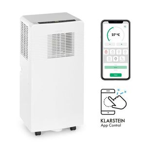 Klarstein Iceblock Ecosmart 7, aer condiționat portabil, 3 în 1, 7000 BTU, control prin aplicație, alb imagine