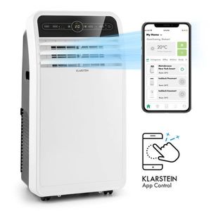 Klarstein Metrobreeze New York Smart 12k, aer condiționat portabil, 12000 BTU / 3, 5 kW, clasa energetică A, telecomandă imagine