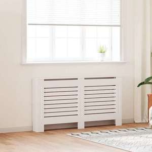 Mască de calorifer, dulap radiator, alb, 152 cm, MDF imagine