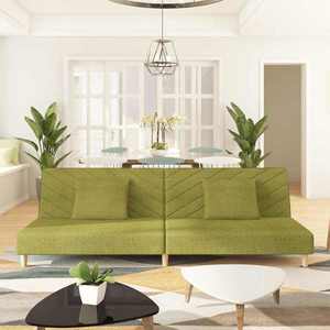 Canapea din material textil verde imagine