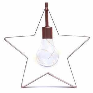 DecoKing Lampă de Crăciun Starfish alb cald, 5LED-uri imagine