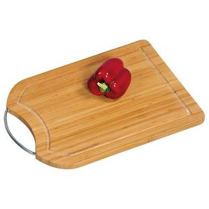 Kesper 58380 Placă de tăiat din bambus cu mâner, 37 x 26 x 1, 6 cm imagine