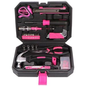 Set scule Sixtol Home Pink, 66 buc. imagine