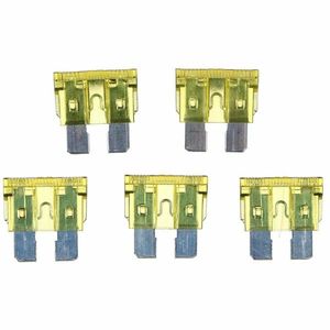 Set de siguranțe auto Sixtol MECHANIC FUSE SET 20A, 100 buc. imagine