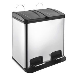 Coș DUO, din inox, 2 x 20l imagine