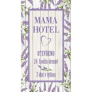 Bohemia Cadouri Tablou decorativ Mama hotel, 20 x 40 cm imagine