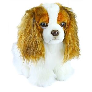 Câine King Charles spaniol Rappa, din pluș, 25 cm imagine