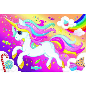 Puzzle Trefl Unicorn dulce, 100 piese imagine