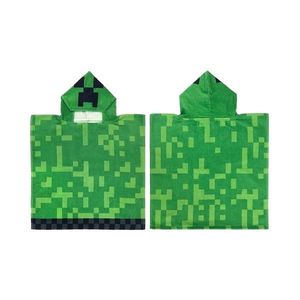 Poncho pentru copii Minecraft Creeper Explode , 50x 115 cm imagine