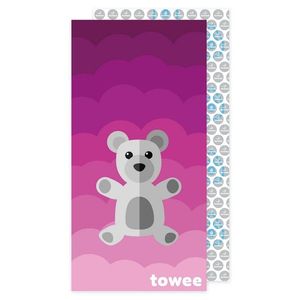 Prosop cu uscare rapidă Towee Teddy Bearroz, 70 x 140 cm imagine