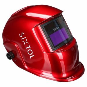 Cască de sudură Sixtol WELDING MASK 2autoîntunecare, roșu imagine