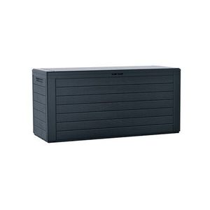 Ladă de depozitare pentru grădină Woodebox , antracit, 280 l, 116 x 55 x 44 cm imagine