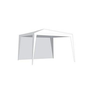 Perete pavilion de grădină VETRO-PLUS fără fereastră, 2, 95 x 1, 9 m alb imagine