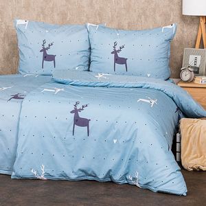 Lenjerie de pat din bumbac 4Home Deer Love , 220 x200 cm, 2 buc 70 x 90 cm imagine