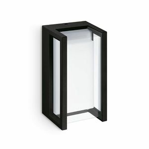 Lampă de perete pentru exterior Philips Pyrona LED12W 2700K, negru imagine