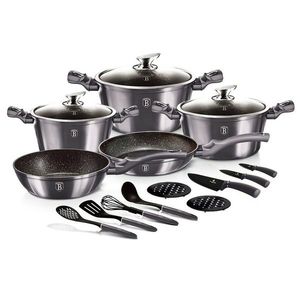 Set de ustensile de gătit Berlinger Haus din 17piese Carbon PRO Line imagine