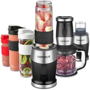 Blender multifuncțional Concept SM3390 Fresh&Nutri 700 W + 2 sticle de 570 ml + 400 ml, negru, negru imagine