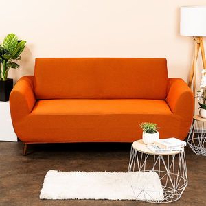 Husă multielastică 4Home Comfort fotoliu dublu terracotta, portocaliu, 140 - 180 cm imagine