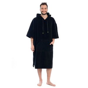 Towee Surf poncho MONO negru , 80 x 115 cm, 80 x 115 cm imagine