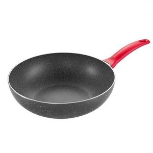 Wok Tescoma Manico Rosso 28 cm, roșu imagine