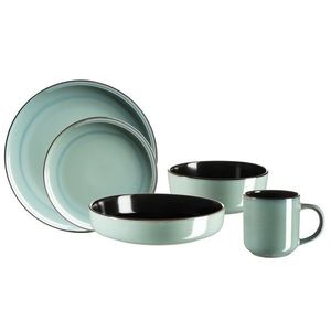 Set de masă Mäser 10 piese ALENIA, verde imagine