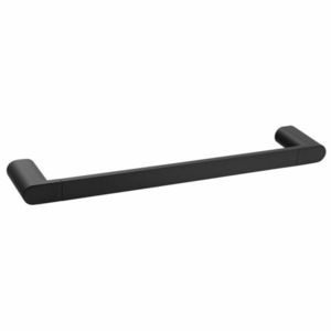 SAPHO RF010/15 Suport pentru prosoape Flori 40 x 7cm, negru mat imagine