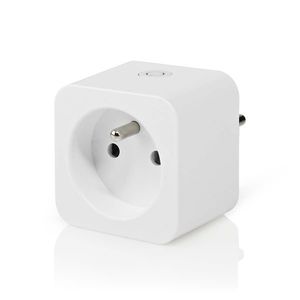 Priză smart Nedis WIFIP121EWT SmartLife , contor de energie imagine