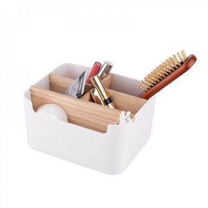 Organizator din plastic Altom Bamboo, 18 x 14, 5 x 9, 5 cm imagine